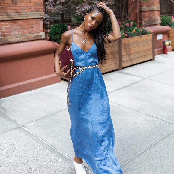 Brochu Walker Dresses & Skirts - Brochu Walker Blue Luna Cami Dress | Size S